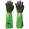 Chemical resistant gloves long collar, 45 cm PVC