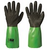 Chemical resistant gloves short collar PVC