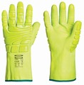 Impact and chemical resostamt gloves Impact and chemical resostamt gloves, Typhoon fiber liner nitrile
