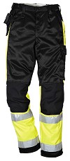 Trousers high visibility Djupvik 133A25A 85% polyester, 15% cotton