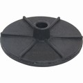 Stolpefot for plastkjetting Matlock 3,3 kg massiv 340 mm diameter