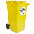 Spill kit kjemikalieabsorbenter, 2 - wheel bin, kapasitet 240 L