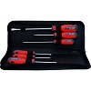 Screwdriver set Flared and crosspoint, 6 pcs